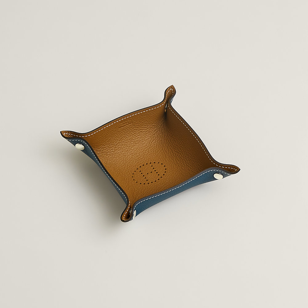 小物 HERMES Mises et Relances Desk mini change tray - Brown | Hermès Canada